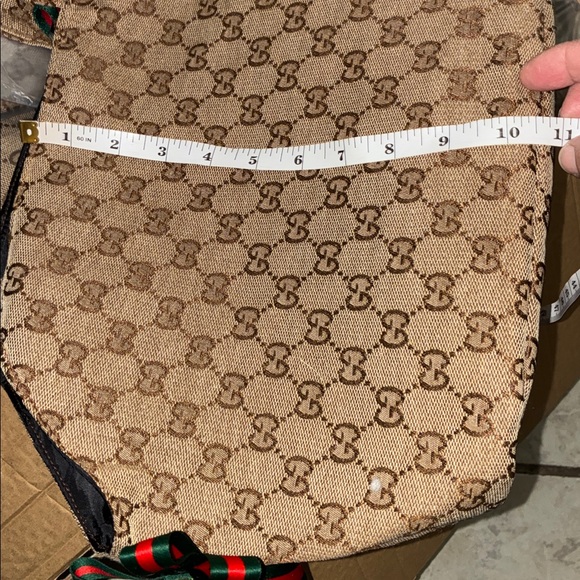 Dog carry bag Beige Patterned with Ribbon Accent - Picture 8 of 8